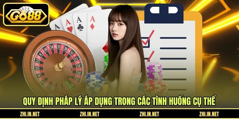 Miễn Trừ Trách Nhiệm 1 go88 Quy định pháp lý áp dụng trong các tình huống cụ thể